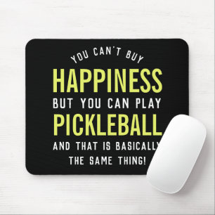 Mousepad Pickleball é Felicidade Engraçado Presente de Pick