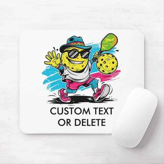 Mousepad pickleball engraçado (Com mouse)