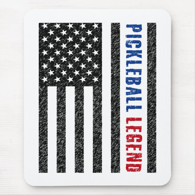 Mousepad Pickleball Legend EUA (Frente)