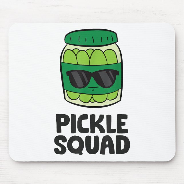 Mousepad Picle Lover Team Picles Engraçado Pickle Squad (Frente)
