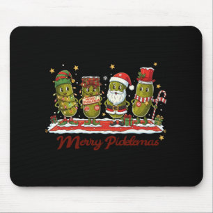 Mousepad Picles Usando Chapéu de Papai Noel Festa de Natal