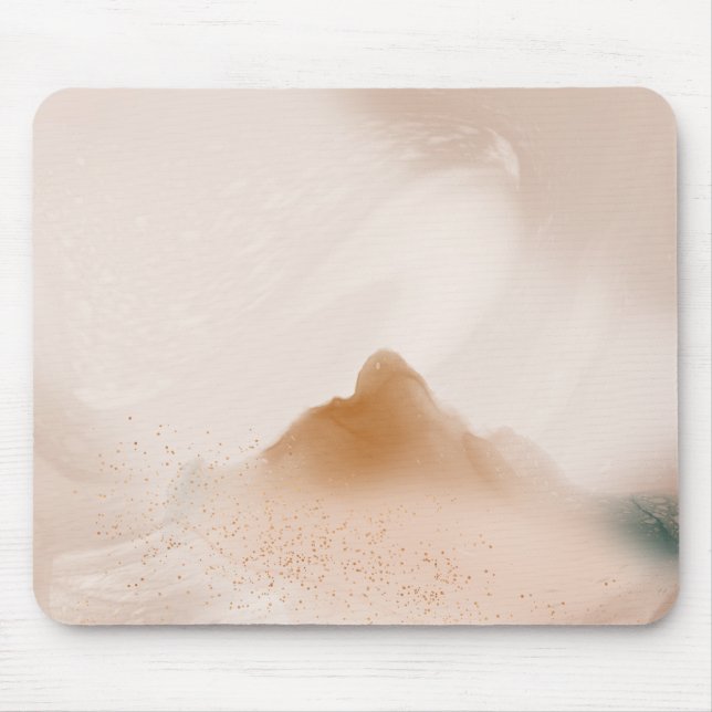 Mousepad Pico de Montanha abstrato Misty (Frente)