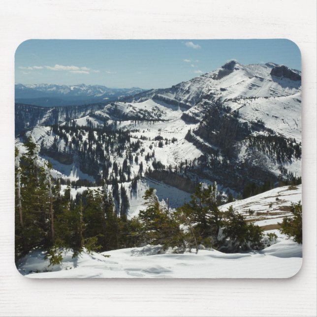 Mousepad Picos de neve da Grande Montanha Teton II Foto (Frente)