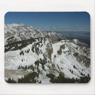 Mousepad Picos de neve das montanhas Teton I Fotografia
