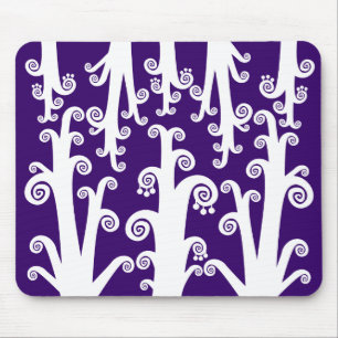 Mousepad Picos duplos - Roxo profundo