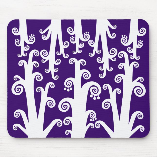 Mousepad Picos duplos - Roxo profundo (Frente)