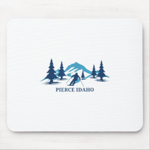 Mousepad Pierce Idaho Ski Resort Skiier _1