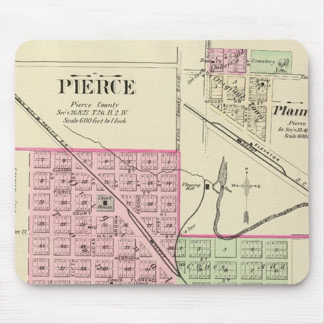 Mousepad Pierce (Nebraska) (Frente)