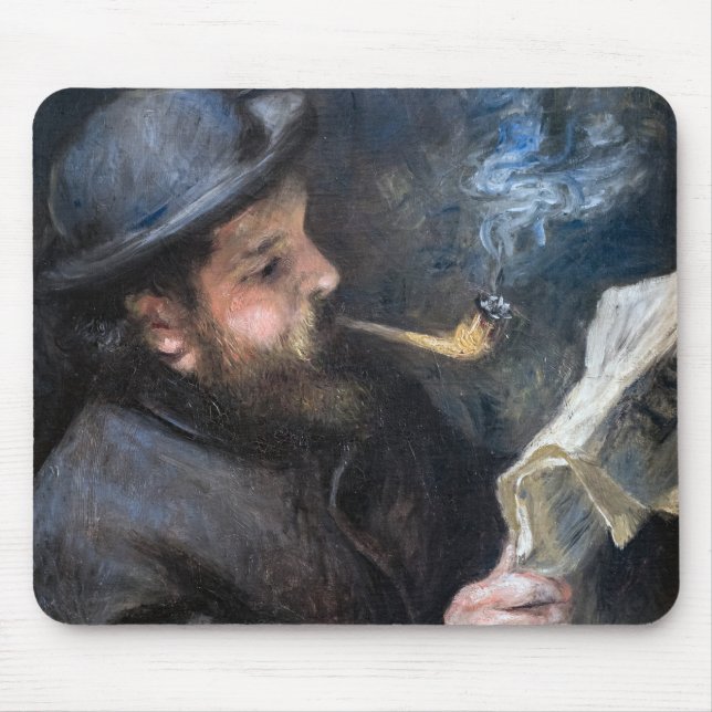 Mousepad Pierre-Auguste Renoir - Claude Monet Leitura (Frente)