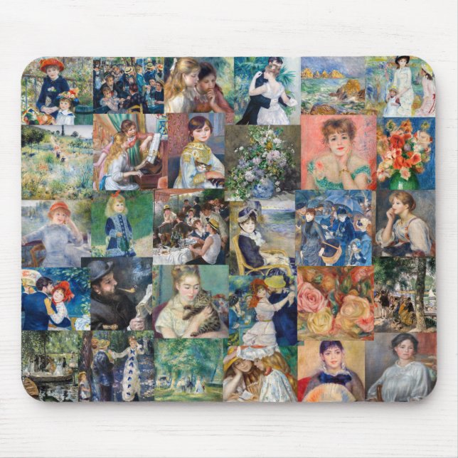 Mousepad Pierre-Auguste Renoir - Obras-primas (Frente)