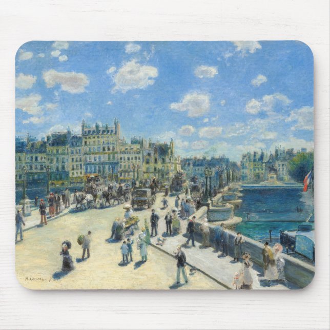 Mousepad Pierre-Auguste Renoir - Paris, Pont-Neuf (Frente)