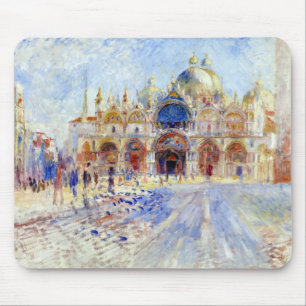 Mousepad Pierre Auguste Renoir Piazza San Marco, Veneza