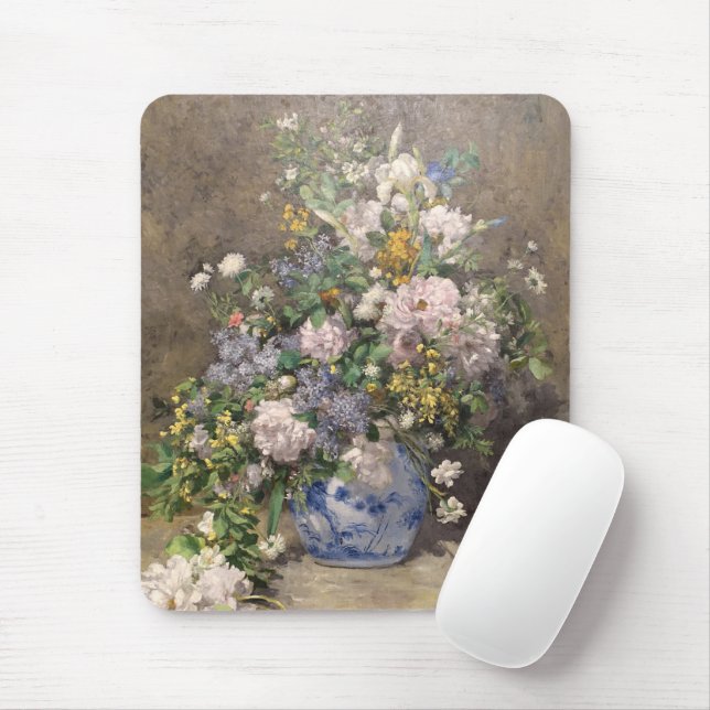 Mousepad Pierre-Auguste Renoir Primavera Buquê (Com mouse)