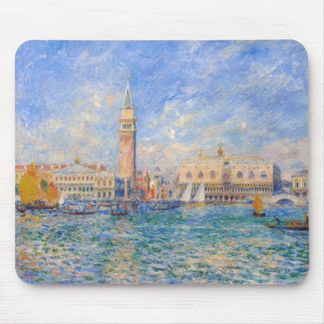 Mousepad Pierre-Auguste Renoir - Veneza, Palácio do Cachorr (Frente)