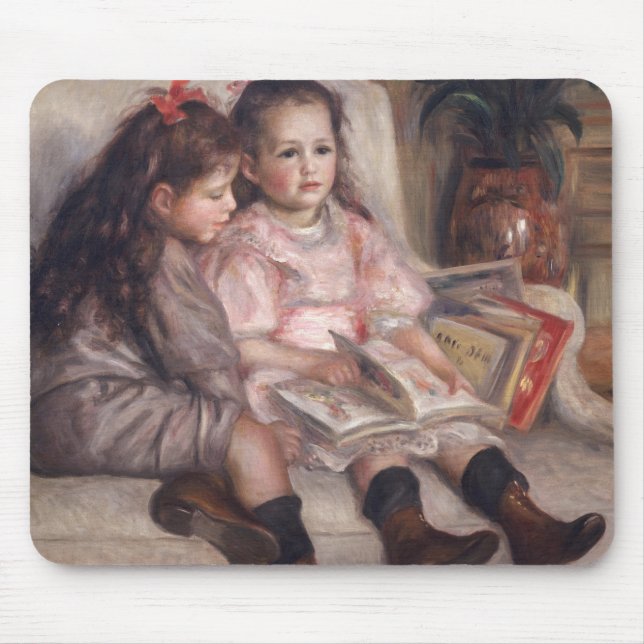 Mousepad Pierre crianças de Renoir um | de Caillebotte (Frente)