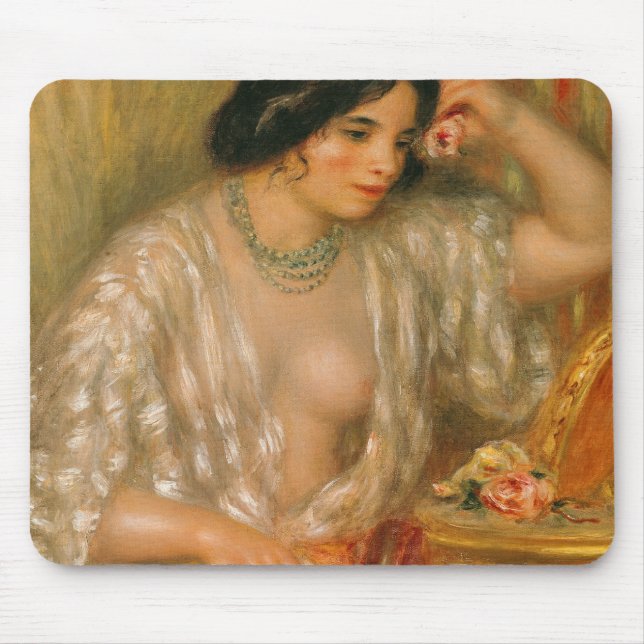 Mousepad Pierre um Renoir | Gabrielle com jóia (Frente)