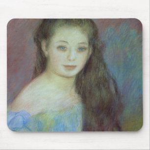 Mousepad Pierre uma rapariga de Renoir com olhos azuis