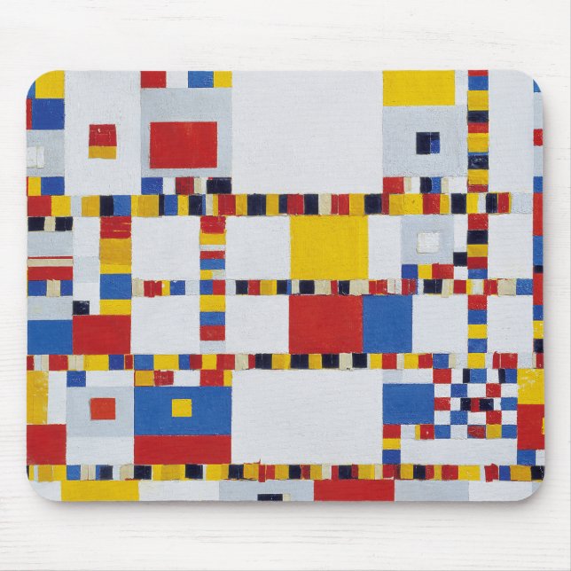 Mousepad piet mondrian , victory.boogie-woogie (Frente)