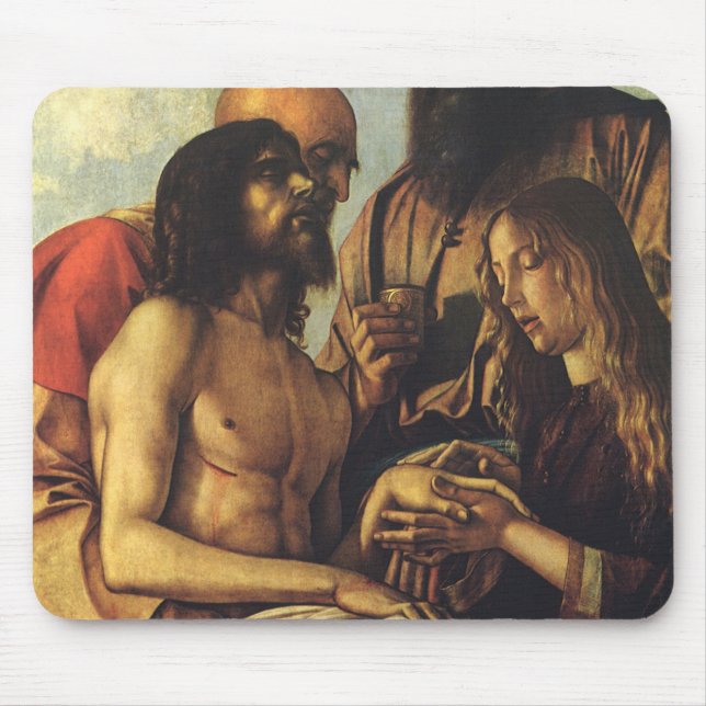 Mousepad Pieta de Giovanni Bellini, Renascença de Belas Art (Frente)