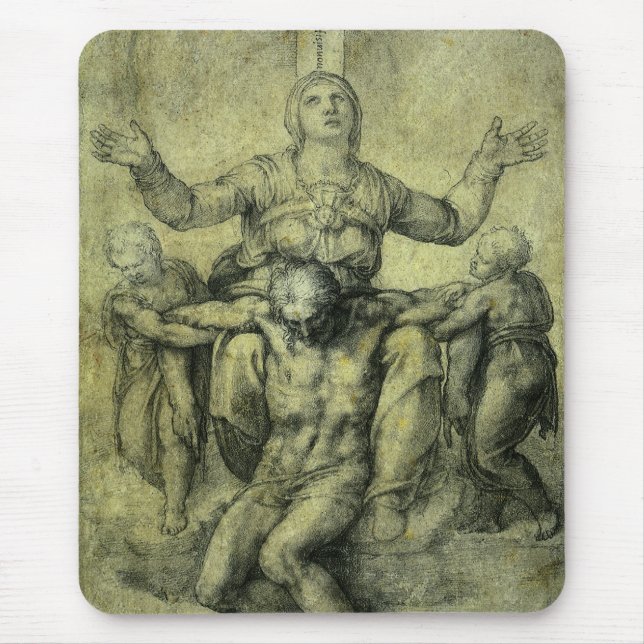Mousepad Pieta de Michelangelo para Vittoria Colonna (Frente)