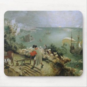 Mousepad Pieter Bruegel, o Velho - Paisagem Caiu de Icarus
