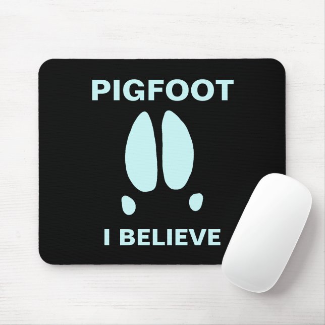 Mousepad Pigfoot - Eu Acredito (Com mouse)