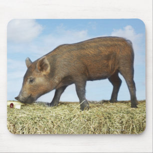 Mousepad Piglet Eating