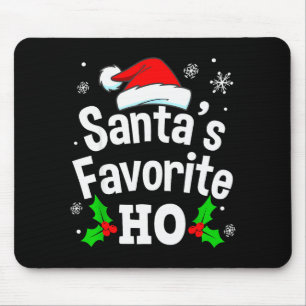 Mousepad Pijama safado favorito do Papai Noel engraçado de