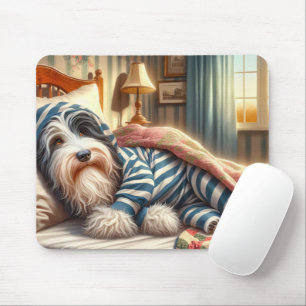 Mousepad Pijamas com Visto de Collie