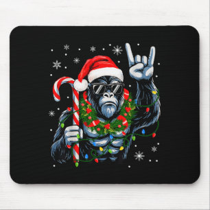 Mousepad Pijamas Divertidos Bigfoot Rock On Pjs Natal Xmas