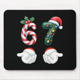 Mousepad Pijamas Natalinos Engraçados 67 Seis Sete Meme 6 7