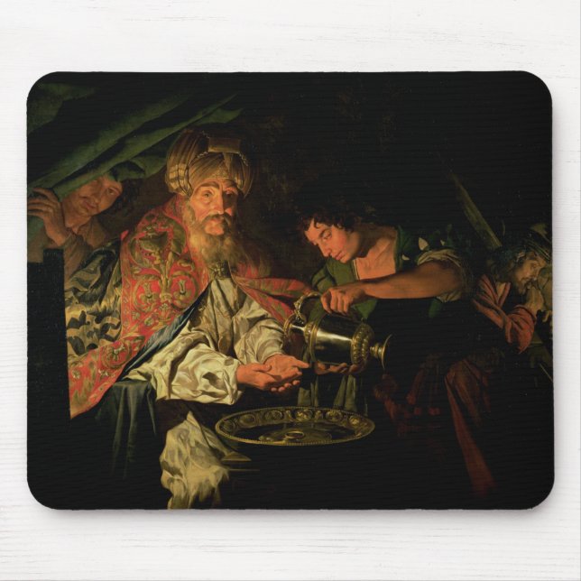 Mousepad Pilate que lava suas mãos (óleo em canvas) (Frente)