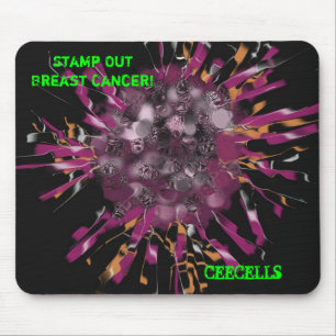 Mousepad Pilha de cancro da mama, CEECELLS