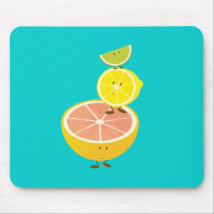 Mousepad Pilha de citrinos de sorriso