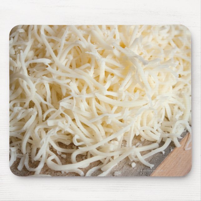 Mousepad Pilha de queijo mozzarella fresco. (Frente)