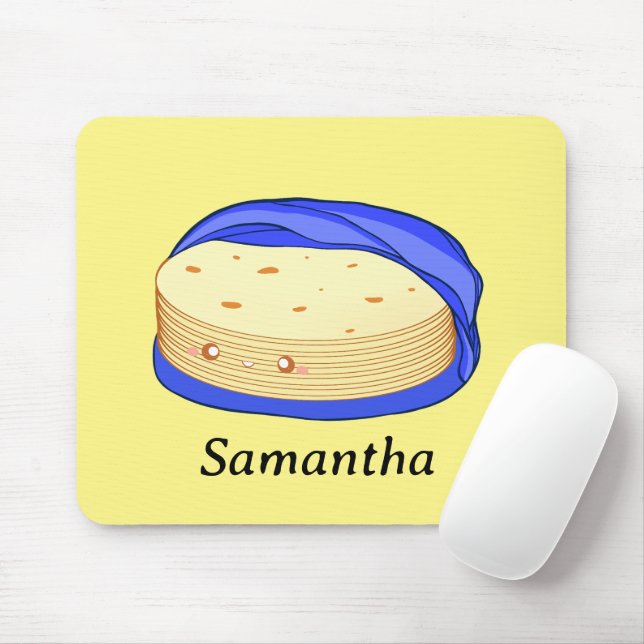 Mousepad Pilha de Tortilhas de Flour (Com mouse)