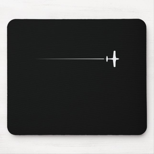 Mousepad Piloto Beruf Flugzeug fliegen (Frente)