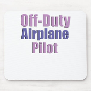 Mousepad piloto de avião