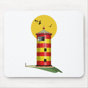 Mousepad Pilsum Lighthouse Alemanha