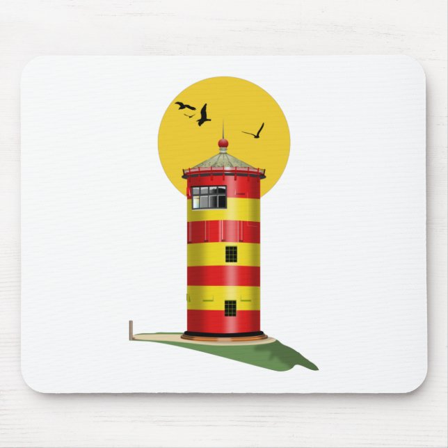 Mousepad Pilsum Lighthouse Alemanha (Frente)