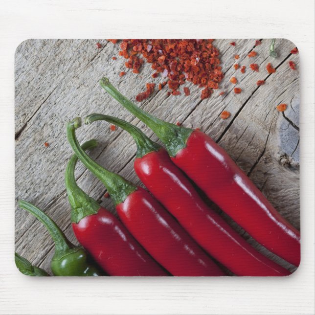 Mousepad Pimenta de pimentão vermelho (Frente)