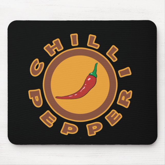 Mousepad pimenta picante, especiaria (Frente)