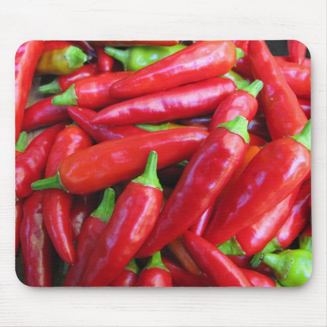 Mousepad Pimentas da malagueta picante (Frente)