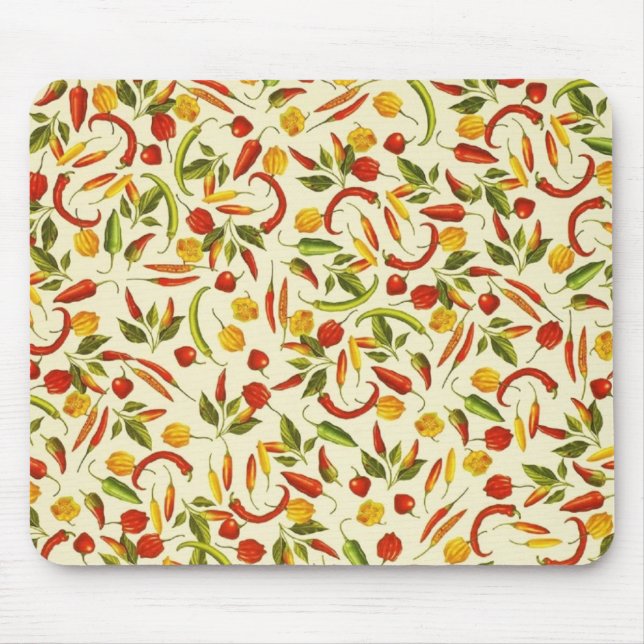 Mousepad Pimentos de Chili Vintage (Frente)