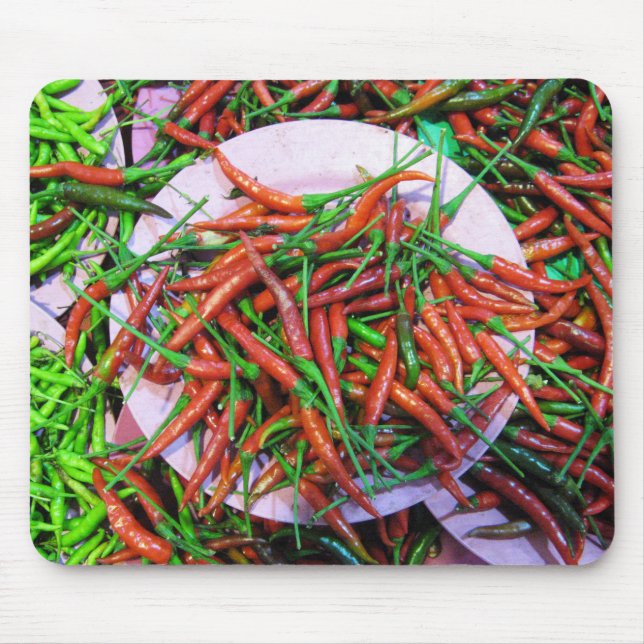 Mousepad Pimentos-pimentões-de-pássaro (Frente)