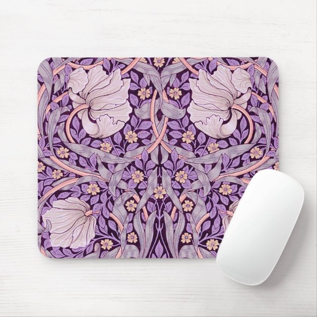 Mousepad Pimpernel Purple, William Morris (Com mouse)