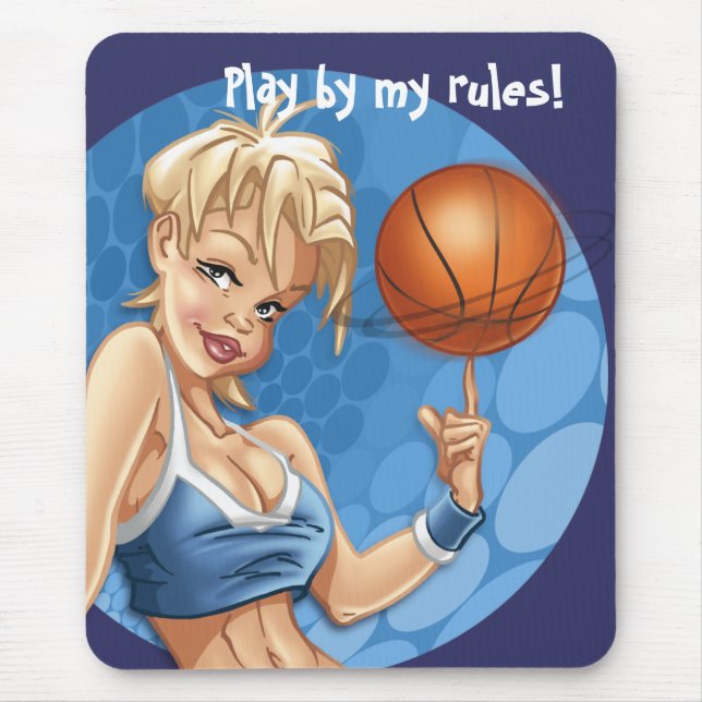 Mousepad Pin-acima de Gir da cesta (Frente)