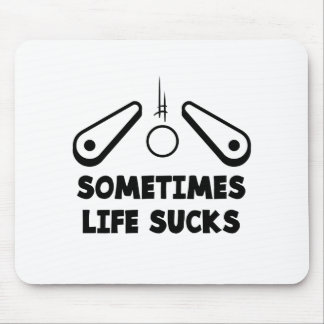 Mousepad Pinball Life Cheira texto negro