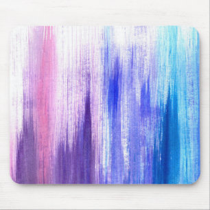 Mousepad Pincel Pintado Rosa Traços Pincel Pintado Aquarel