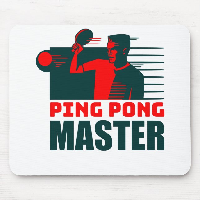 Mousepad Ping Pong Lovers engraçados - Mesa Lovers (Frente)